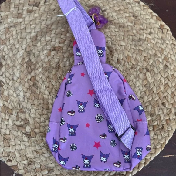 Kuromi Purple Crossbody Bag - Picture 3 of 4